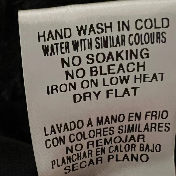 Mable Women’s Rendezvous Shag Dress Size Small Black Backless Spaghetti Straps - Picture 10 of 10